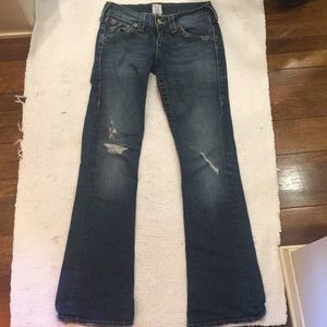 These are true religion jeans size 27